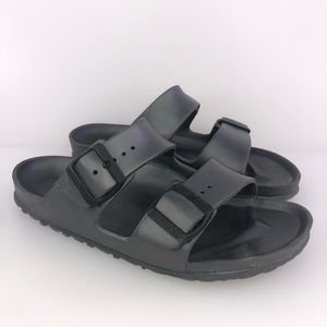 Birkenstock Gray Rubber Slip On Waterproof Sandals Size 7